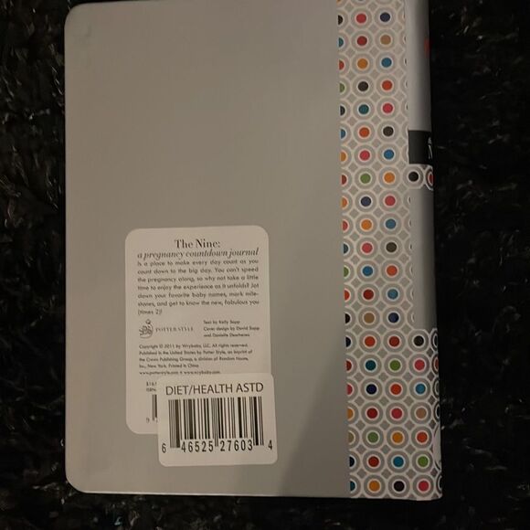 Pregnancy countdown Journal the Nine by Kelly sopp NWt health/wellness/diet book - Picture 9 of 9